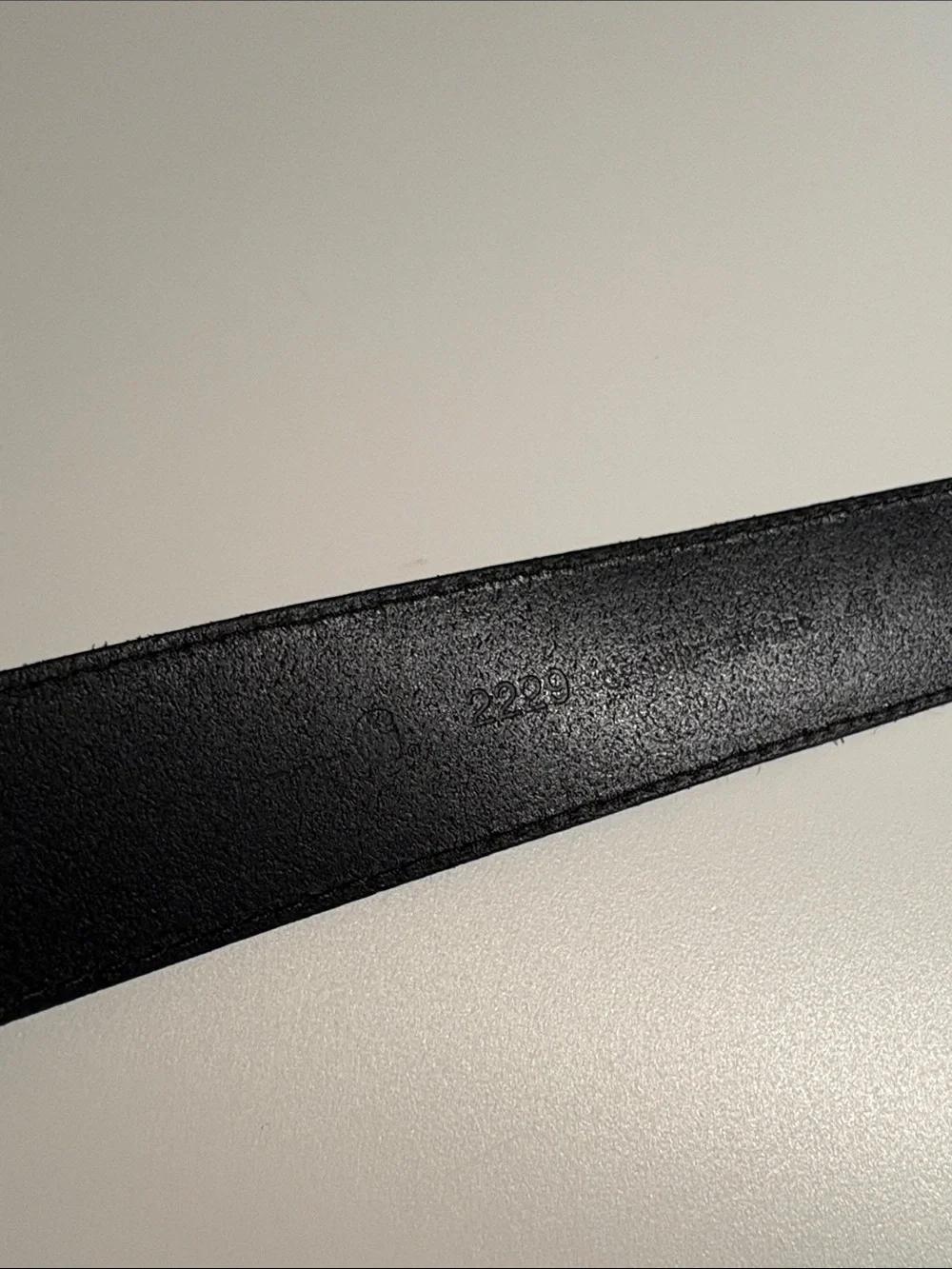 Men’s Carhartt Black Leather Belt with Branded Silver Buckle size 38 used